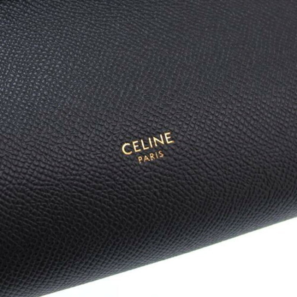 Celine Belt Bag Calfskin Leather 2WAY Handbag Black - Picture 5 of 8